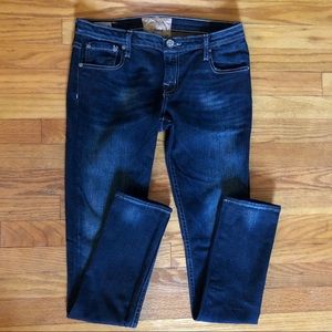 Big Star | Jenae Faded Black Wash Skinny Buckle